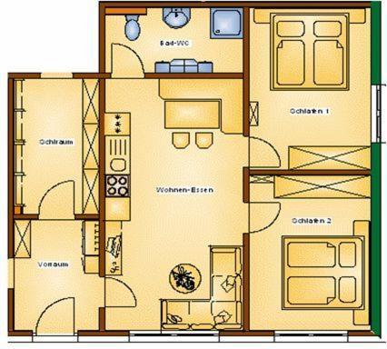 Apartment Sunshine Nauders Kamer foto